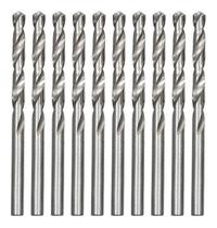 Kit 10 Brocas Aço Rápido Polida 4mm P/ Metal Mtx
