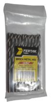 KIT 10 Brocas De Aço Rápido HSS 13/64mm Para Metais FERTAK 1278 KIT 10 Brocas De Aço Rápido HSS 13/64mm Para Metais FERTAK 1278
