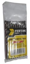 KIT 10 Brocas De Aço Rápido HSS 7/32 5,56 mm Para Metais FERTAK 1280 KIT 10 Brocas De Aço Rápido HSS 7/32 5,56 mm Para Metais FERTAK 1280