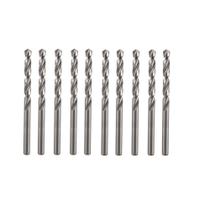 KIT 10 Brocas De Aço Rápido HSS 9/64 3,57 mm Para Metais FERTAK 1275