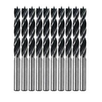 Kit 10 Brocas De Madeira 3 Pontas 3 Mm Fertak 1230 Kit 10 Brocas De Madeira 3 Pontas 3 Mm Fertak 1230