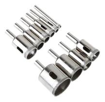 Kit 10 Brocas Diamantadas Corta Vidro Mármore Piso Cerâmica 6-30mm Kit 10 Brocas Diamantadas Corta Vidro Mármore Piso Cerâmica 6-30mm