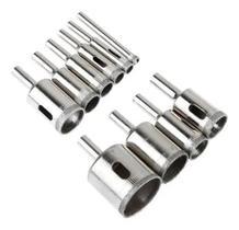 Kit 10 Brocas Diamantadas Corta Vidro Mármore Piso Cerâmica Kit 10 Brocas Diamantadas Corta Vidro Mármore Piso Cerâmica