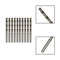 Kit 10 Brocas Paralelas Aço Rápido HSS 1/8"