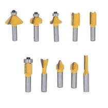 Kit 10 Brocas Roteador Corte Preciso Slotting Trimming Kit 10 Brocas Roteador Corte Preciso Slotting Trimming