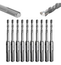 Kit 10 Brocas Sds Plus Encaixe 5mm X 110mm Concreto Videa