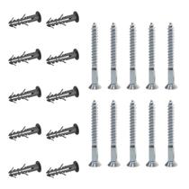 Kit 10 Bucha 6 + 10 Parafusos Pequenos Reparos