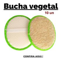 Kit 10 Bucha Vegetal Para Banho Esfoliante Totalmente Natural - emae