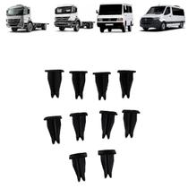 Kit 10 buchas plastica mercedes benz sprinter quadrada 9881625
