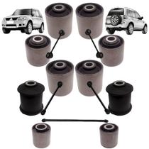 Kit 10 Buchas Suspensão Completa Traseira Pajero Tr4 / Io