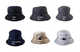Kit 10 Bucket Hat Chorão Com Ajuste Regulável E Respiradores