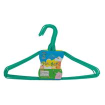 Kit 10 Cabides de Plásticos Cores Sortidas 38cm