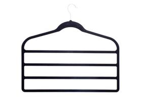 Kit 10 Cabides de Veludo P/ Calca Saia Preto Kit 10 Cabides de Veludo P/ Calca Saia Preto