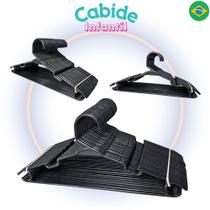 Kit 10 cabides infantis roupas bebê para organização.