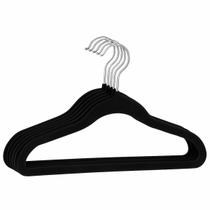 Kit 10 Cabides Infantis Veludo Antideslizante Slim Infantil Roupas Guarda Roupa Criança