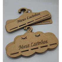 Kit 10 Cabides Mdf Porta Laços Lacinhos Mdf - 2 modelos
