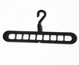 Kit 10 Cabides ORGANIZADOR Preto