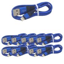 Kit 10 cabo celular 3.1a super flexivel usb tipo-c 1mt inova Kit 10 cabo celular 3.1a super flexivel usb tipo-c 1mt inova