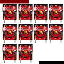 Kit 10 Cabo De Microfone Balanceado P10 Mono Para Xlr Macho 1m Metro - Pulse Eletrolon Kit 10 Cabo De Microfone Balanceado P10 Mono Para Xlr Macho 1m Metro - Pulse Eletrolon