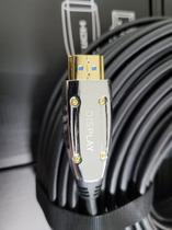 Kit 10 cabo hdmi 2.0 fibra óptica 4k 3d uhd 50 metros alzotec