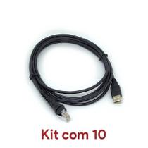 Kit 10 Cabo Usb Leitor Honeywell Eclipse Ms5145 / Ms9520 / Ms3780 Kit 10 Cabo Usb Leitor Honeywell Eclipse Ms5145 / Ms9520 / Ms3780