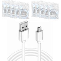 Kit 10 Cabos Micro USB V8 Carregamento Dados Revenda Atacado