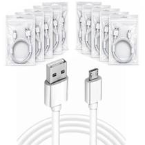 Kit 10 Cabos Micro USB V8 Carregamento Dados Revenda Atacado