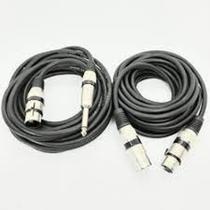 Kit 10 Cabos Microfone Xlr Xlr + 5 Cabos Xlr / P10 C/ 5 Mts Kit 10 Cabos Microfone Xlr Xlr + 5 Cabos Xlr / P10 C/ 5 Mts