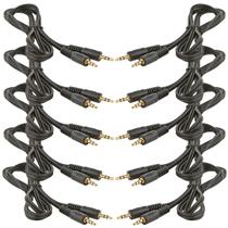 Kit 10 cabos p2 + p2st 2,0m preto Kit 10 cabos p2 + p2st 2,0m preto