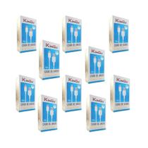 Kit 10 Cabos Usb-C Kingo Branco 1M 2.1A Para Redmi Note 9