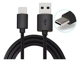 Kit 10 Cabos Usb Tipo-c, Carregamento Rápido, 1 Metro, Preto