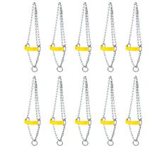 Kit 10 Cabrestos de Corrente e Regulagem para Bezerro SV39013 - Amarelo Kit 10 Cabrestos de Corrente e Regulagem para Bezerro SV39013 - Amarelo