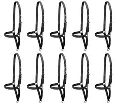 Kit 10 Cabrestos de Fita para Vaca SV39033 - Preto Kit 10 Cabrestos de Fita para Vaca SV39033 - Preto