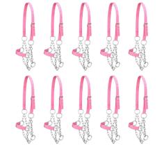 Kit 10 Cabrestos para Bezerro com Corrente SV39023 - Rosa Kit 10 Cabrestos para Bezerro com Corrente SV39023 - Rosa