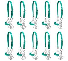 Kit 10 Cabrestos para Bezerro com Corrente SV39025 - Verde Kit 10 Cabrestos para Bezerro com Corrente SV39025 - Verde