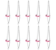 Kit 10 Cabrestos para Vaca com Corrente e Regulagem SV39036 - Rosa Kit 10 Cabrestos para Vaca com Corrente e Regulagem SV39036 - Rosa