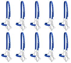 Kit 10 Cabrestos para Vaca com Corrente SV39042 - Azul Kit 10 Cabrestos para Vaca com Corrente SV39042 - Azul