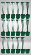 Kit 10 Cachepots Suporte Balões Verde Bandeira 33cm Kit 10 Cachepots Suporte Balões Verde Bandeira 33cm