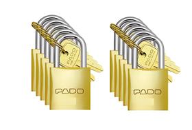 Kit 10 Cadeados Pado 35mm Mesmo Segredos Iguais Mesma Chave Kit 10 Cadeados Pado 35mm Mesmo Segredos Iguais Mesma Chave