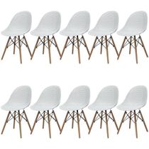 Kit 10 Cadeiras Design Vental Versátil Ergonômica Cozinha