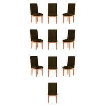 KIT 10 Cadeiras Estofadas Reforçadas - Balaqui Decor
