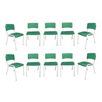 Kit 10 Cadeiras Iso Infantil Verde Musgo Brinquedoteca Escola Creche Igreja Empilhavel Kit 10 Cadeiras Iso Infantil Verde Musgo Brinquedoteca Escola Creche Igreja Empilhavel