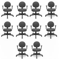 Kit 10 Cadeiras para Escritório Ergonômica Executiva Operativa NR17 Kit 10 Cadeiras para Escritório Ergonômica Executiva Operativa NR17