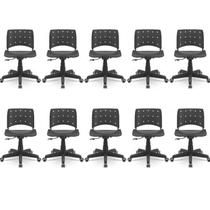Kit 10 Cadeiras para Escritório Ergonômica Secretária Giratória Ergoplax Mais Nr17 Kit 10 Cadeiras para Escritório Ergonômica Secretária Giratória Ergoplax Mais Nr17