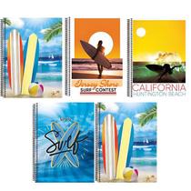 Kit 10 Caderno Surf Capa Dura 96 Folhas Arame Reforçado Kit 10 Caderno Surf Capa Dura 96 Folhas Arame Reforçado