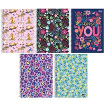 Kit 10 Caderno Tilibra 96 Folhas Tam Grande Arame Capa Dura