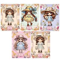 Kit 10 Cadernos Girls 96 Fls Brochurão Costurado Capa Dura Kit 10 Cadernos Girls 96 Fls Brochurão Costurado Capa Dura