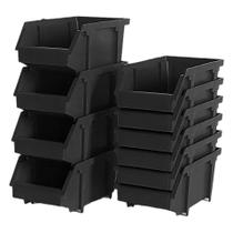 Kit 10 Caixa Gaveta Plástica Organizadora Bin Nº3 Plus