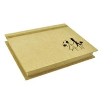 Kit 10 Caixa Noivo Livro Convite 25x18,5x3,2 Mdf Madeira
