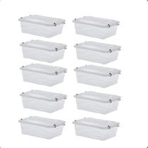 Kit 10 Caixa Organizadora Decorativa Multiuso 2,5 Litros